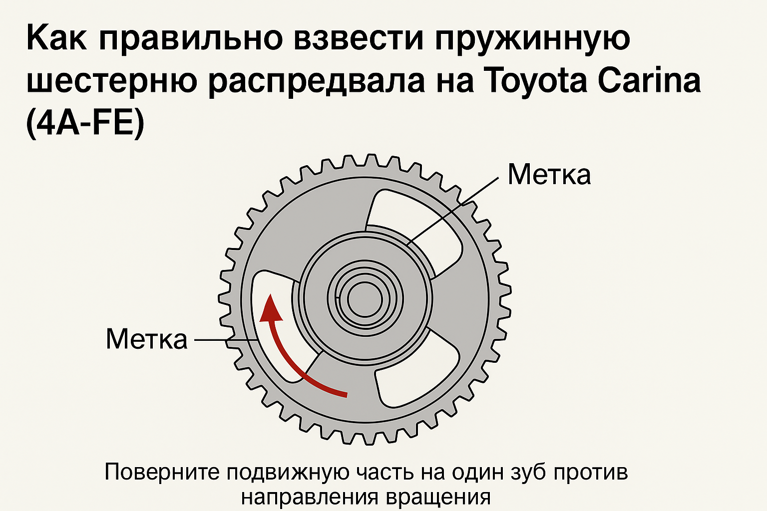 Пружина распредвала